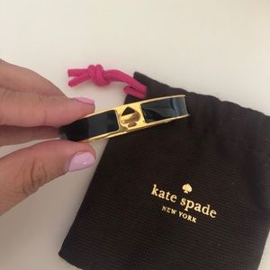 Kate Spade ♠️ Black Bangle